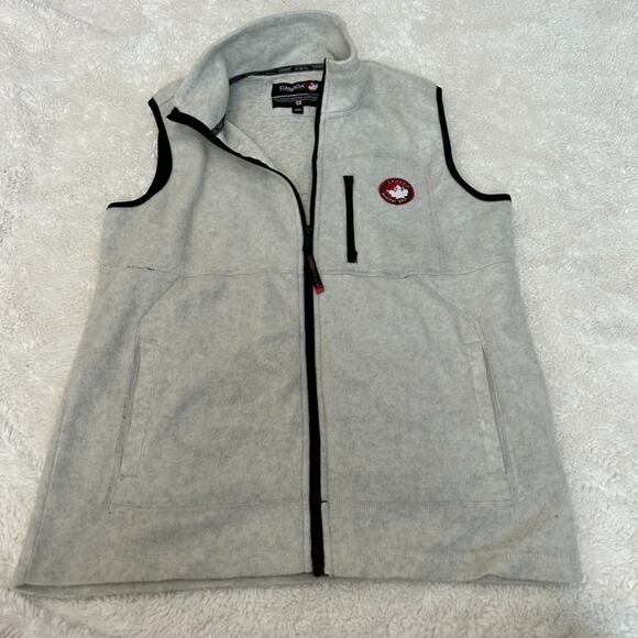 Canada Weather Gear Men's Camo Colorblock Vest Sherpa Lining Sz Medium - Picture 1 of 7